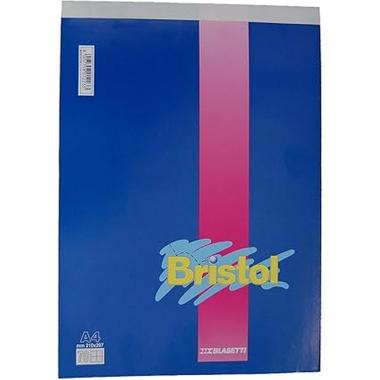 Blocco notes bristol 21x29,7 ff.60 bianc