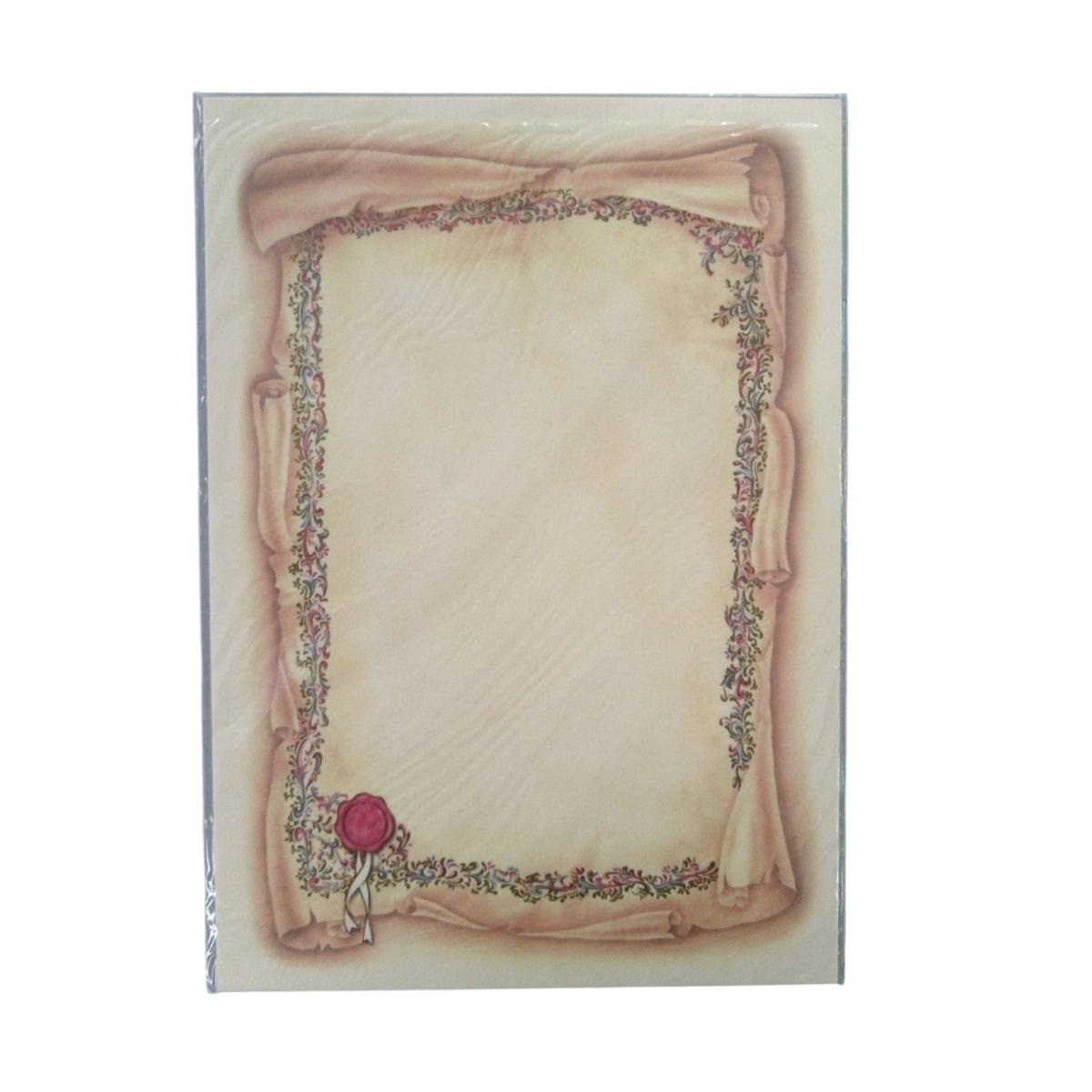 Diploma pergamena avorio sigillo a4 cf10