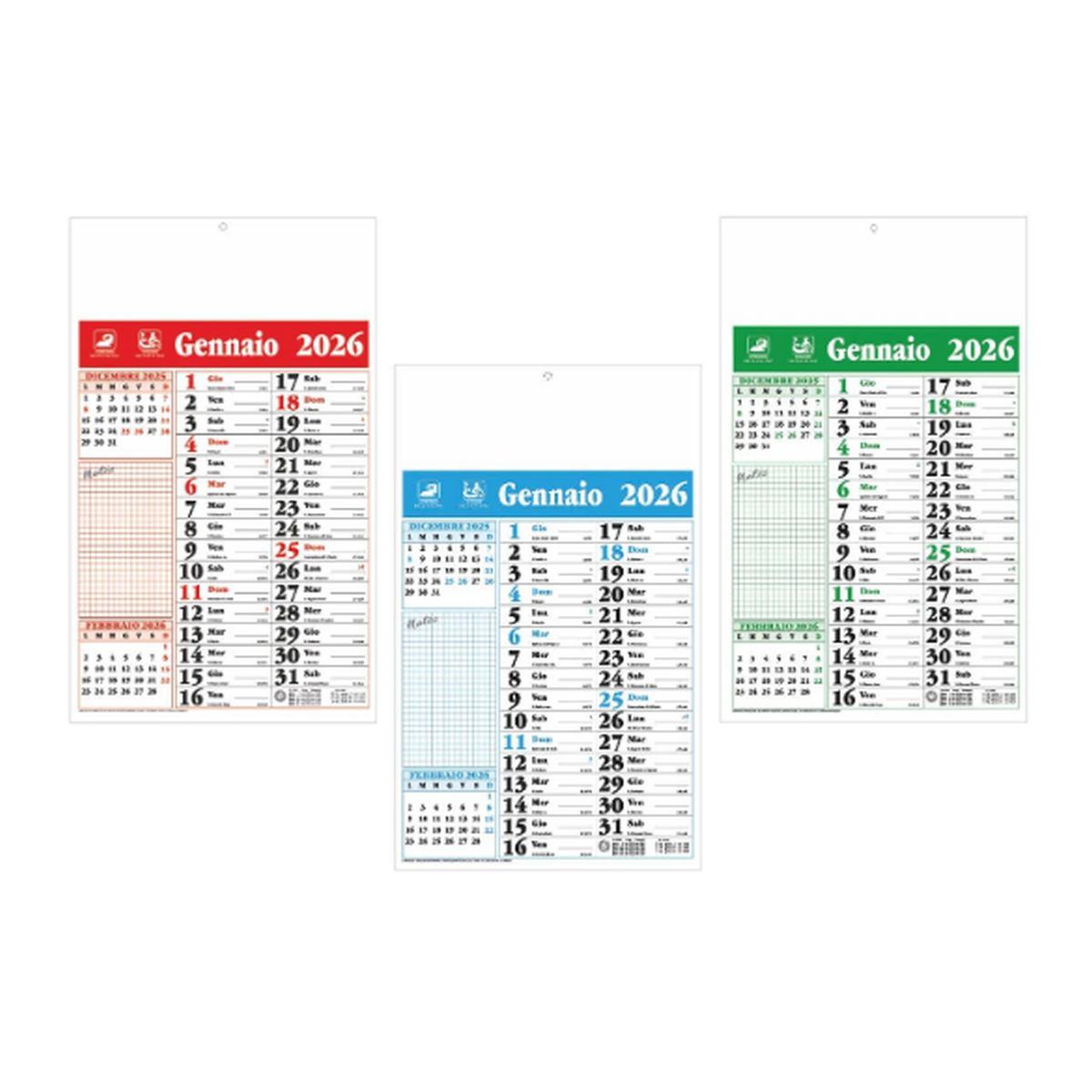 Calendario olandese notes