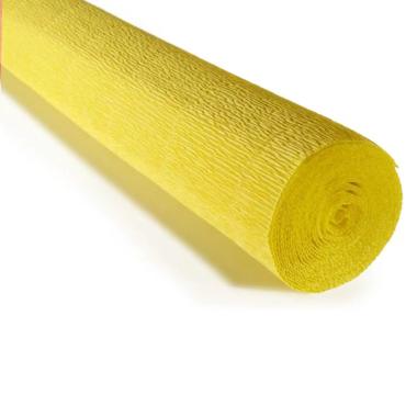 Carta crespa gr.180 pz.5 giallo