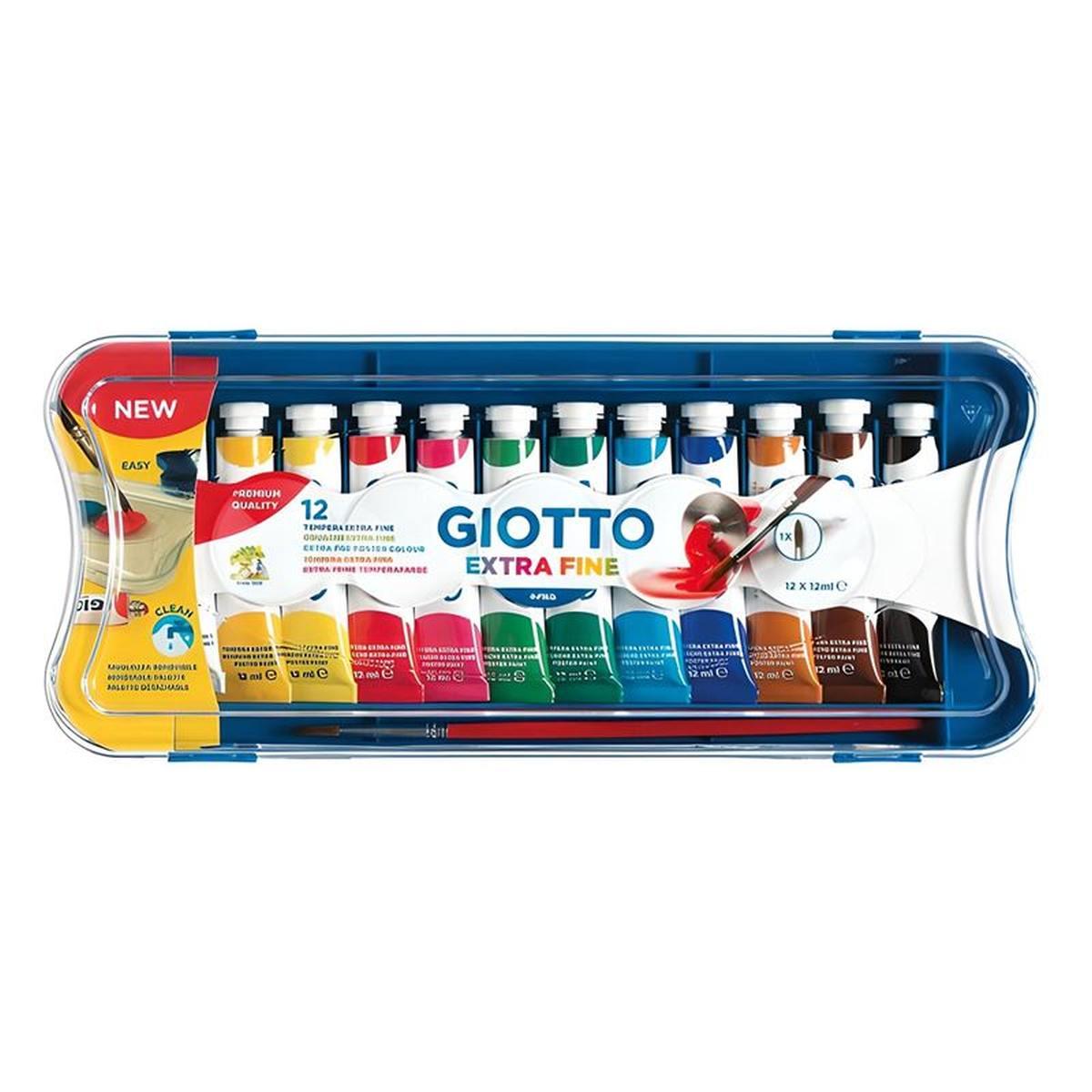 Giotto tempera 12ml scatola 12 pz.