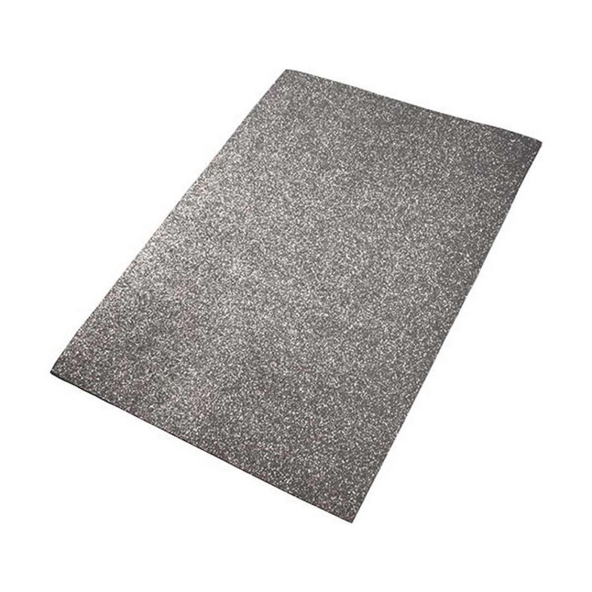 EVA foam GLITTER 1fg. 40x60cm col. ARGENTO