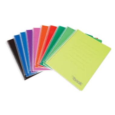 Quaderno spiralato forato ppc fg.80 rig.1r