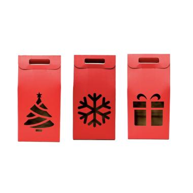 Porta bottiglia 2pz rosso