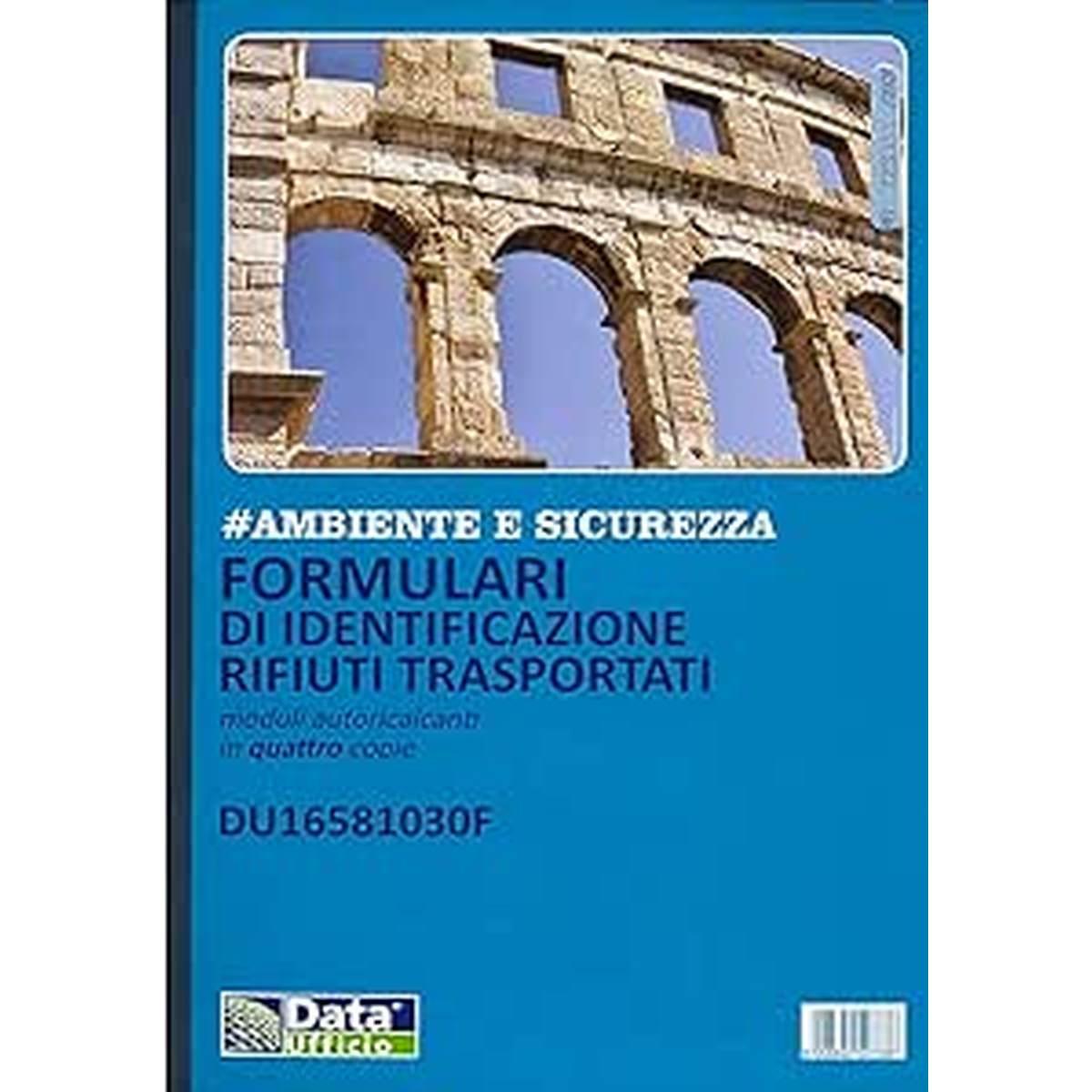 Registro di identif. rifiuti trasportati 4 cp