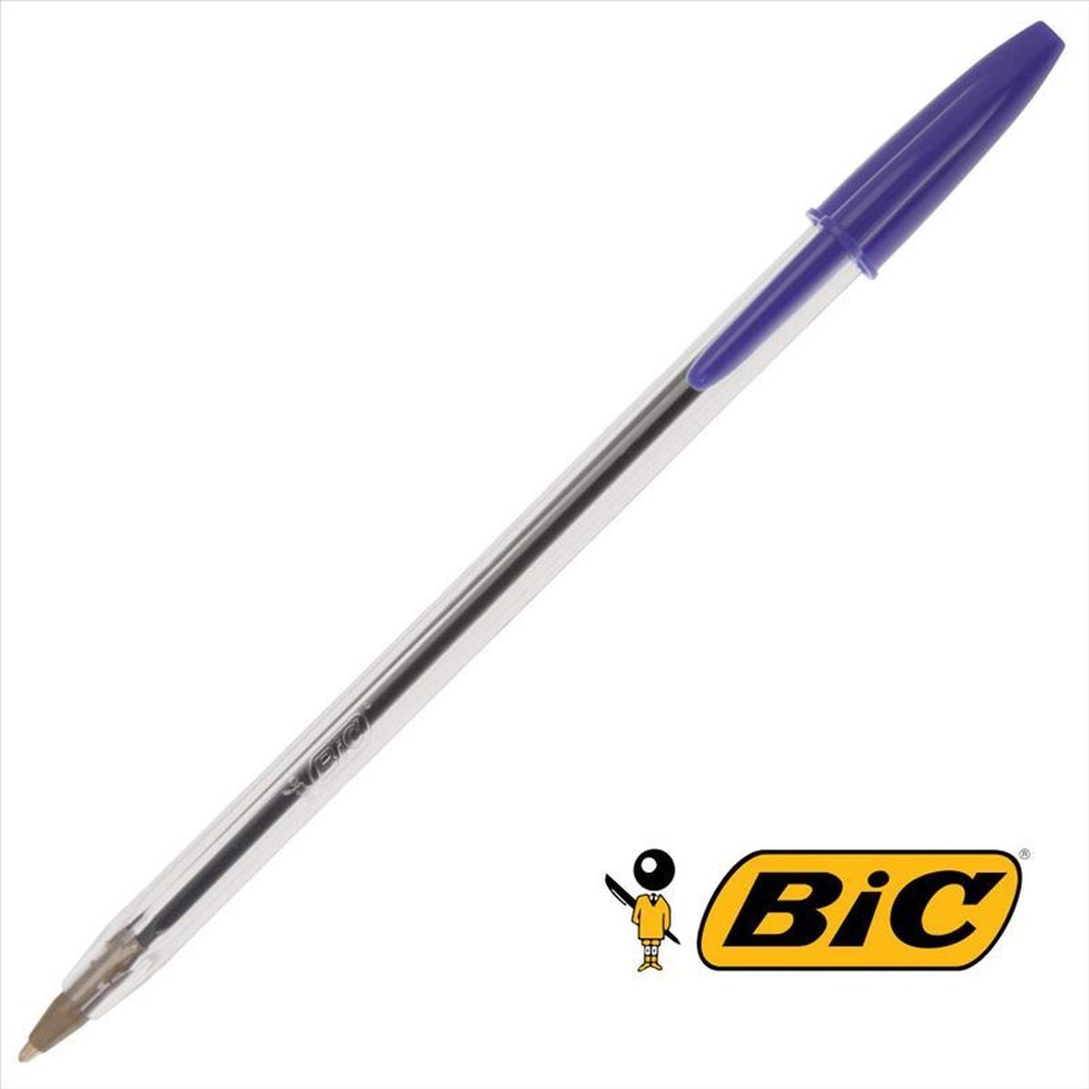 Penna sfera cristal cf.50 pz. blu