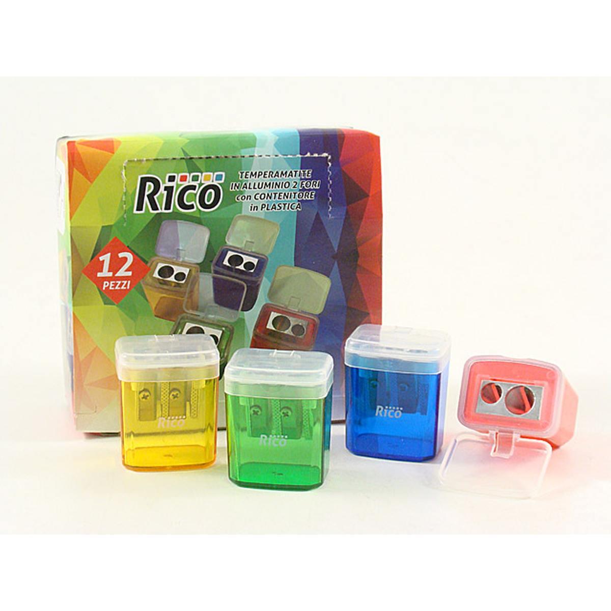 Temperino met 2f con contenitore 24pz