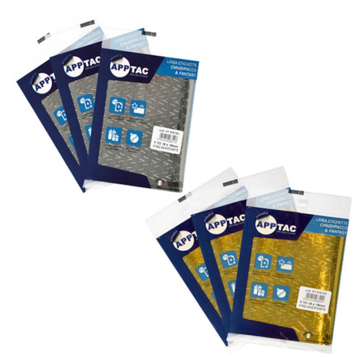 Etichette in bustia apptac stella col 6fg