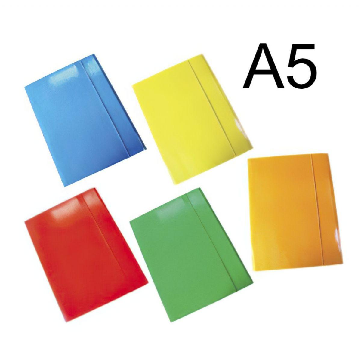 Cartelle con elastico 17x24 lucide ass.