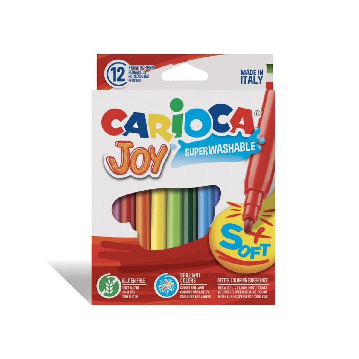 Carioca pennarelli joy scatola 12pz