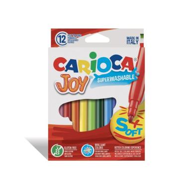 Carioca pennarelli joy scatola 12pz