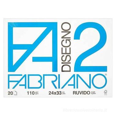 Blocco fabriano 2 fg.20 24x33 ruvido