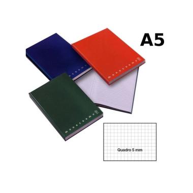 Quaderni cartonato monocromo pag.120 rig.5m