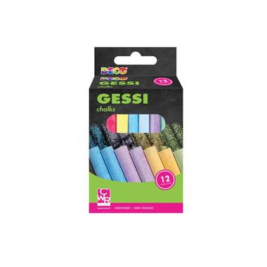 Scatola 12 pz  gessi colorati