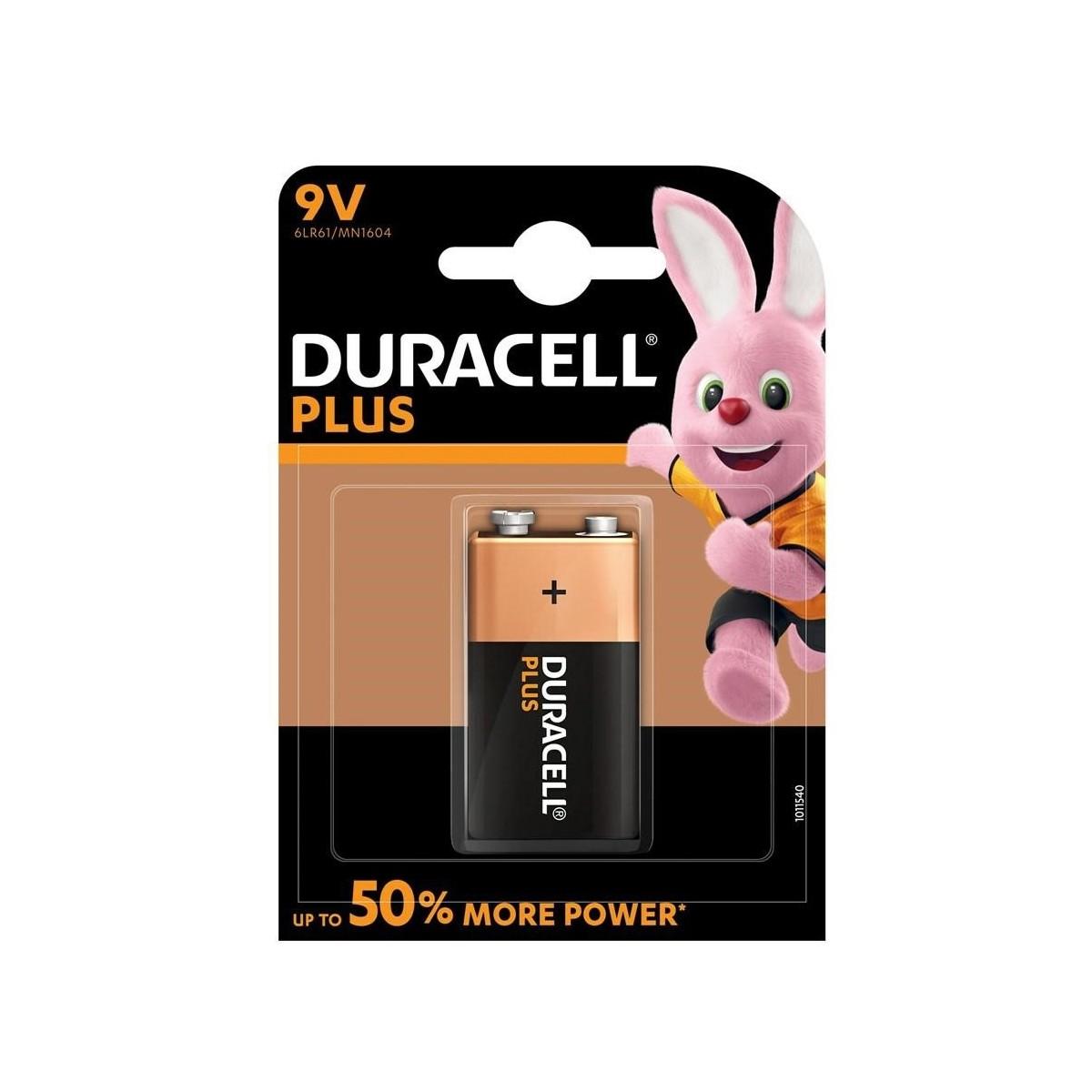 Durecell 9v plus power 1pz mn1604