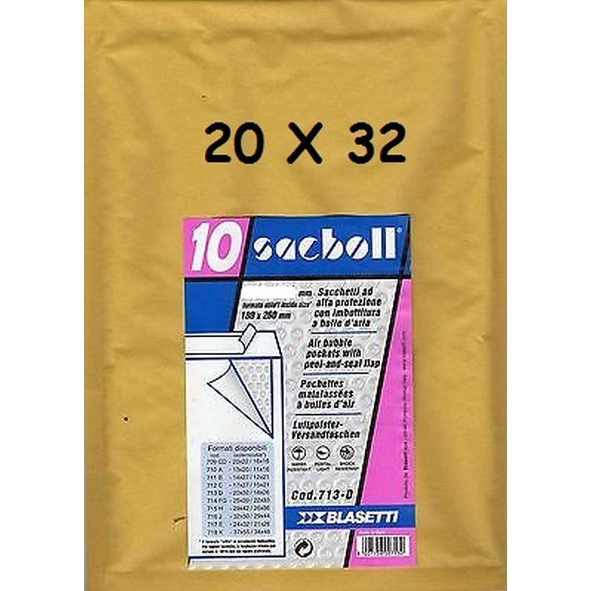 Buste imbottite 'd' f.to 20x32 18x26 cf. 10pz