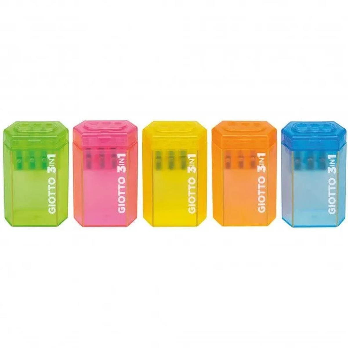 Giotto temperamatite 3 in 1