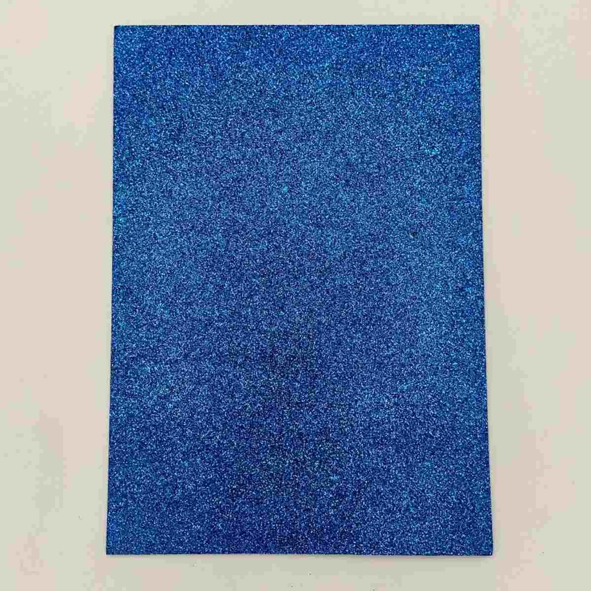 EVA foam GLITTER 1fg. 40x60cm col. AZZURRO