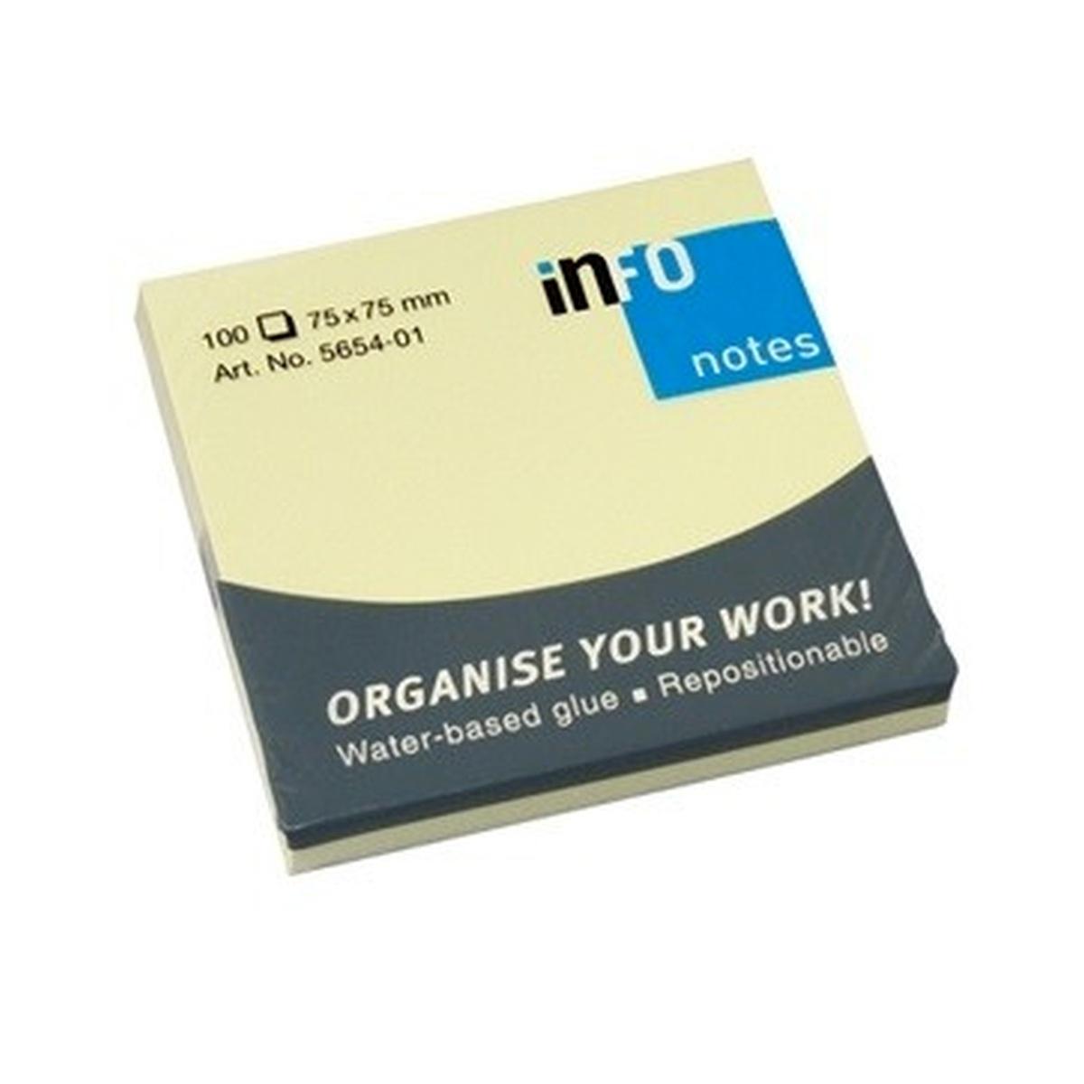 Stickynotes giallo 75x75 12pz