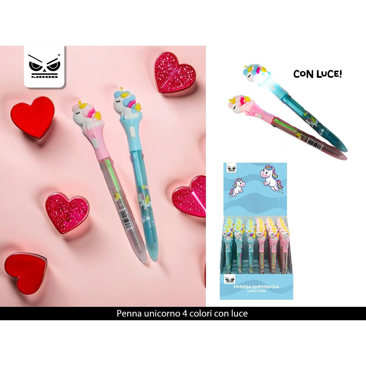 Penna unicorno con luce