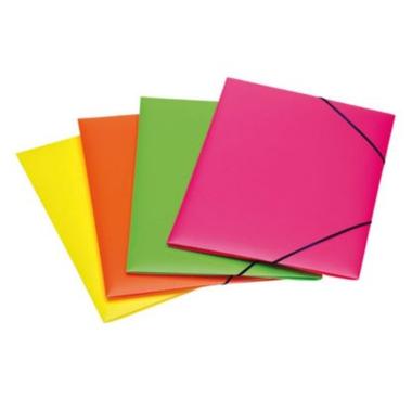 Cartella c/elastico my desk ppl d.2,5 fluo