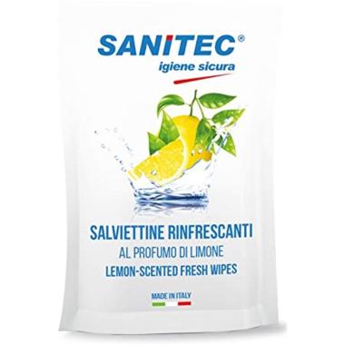 Sanitec salviette monouso limone