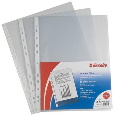 Buste c/foratura leggere trasp.22x30  pz.50