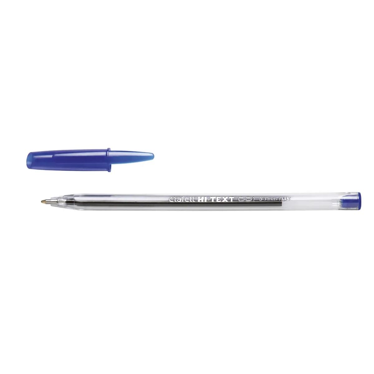 Penna hi-tex 661 p.media 1mm cf.50 pz blu