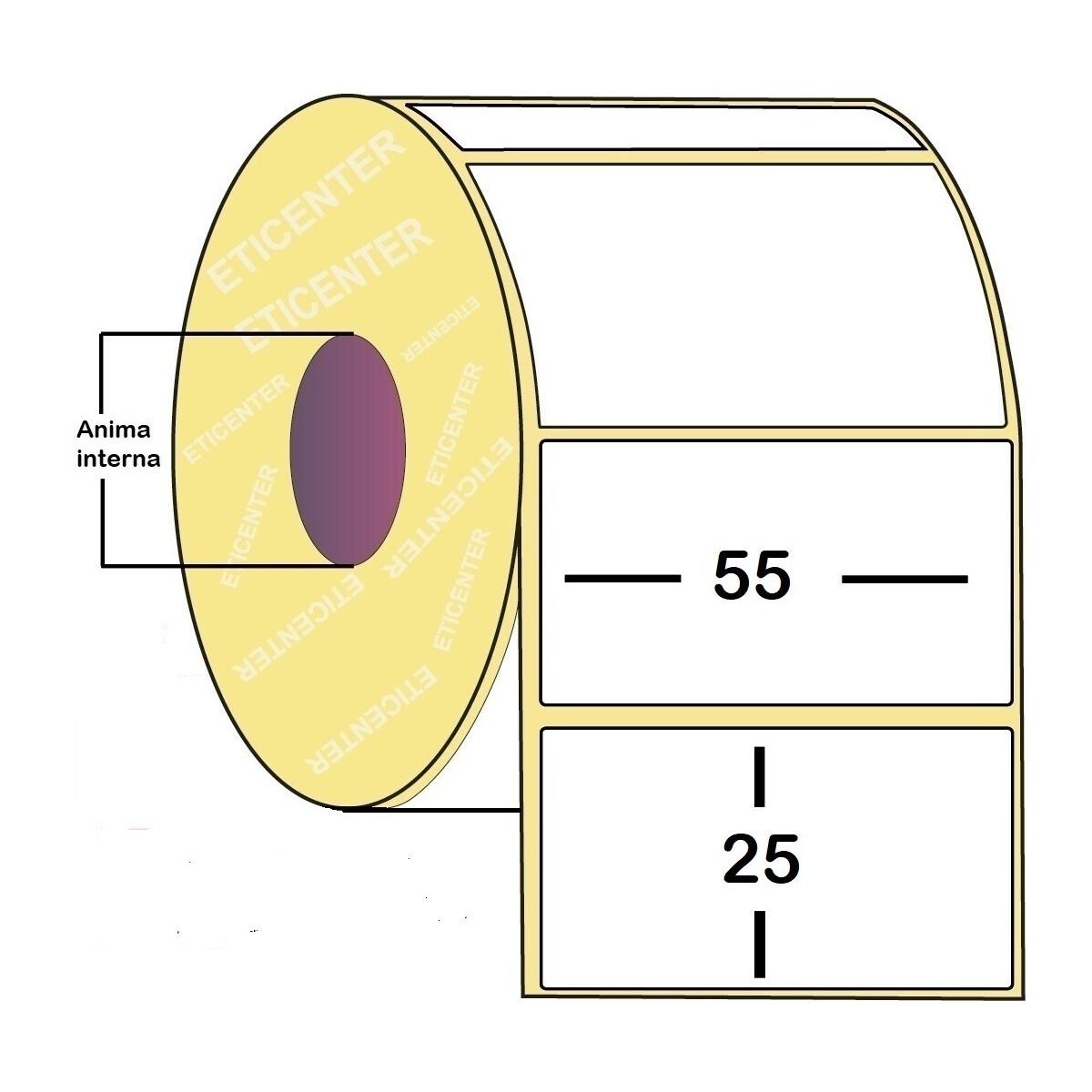 ETICHETTE SU ROT 55X25X25 PZ1500 carta termica