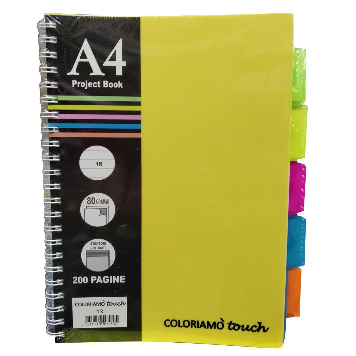 Maxi spiralato ppl coloriamo 100fg c/divisori 1r