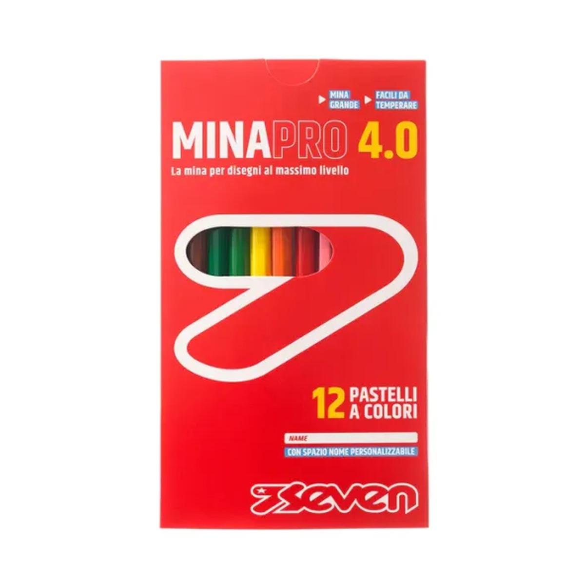 Pastelli mina pro 4.0 - scatola 12 pz seven