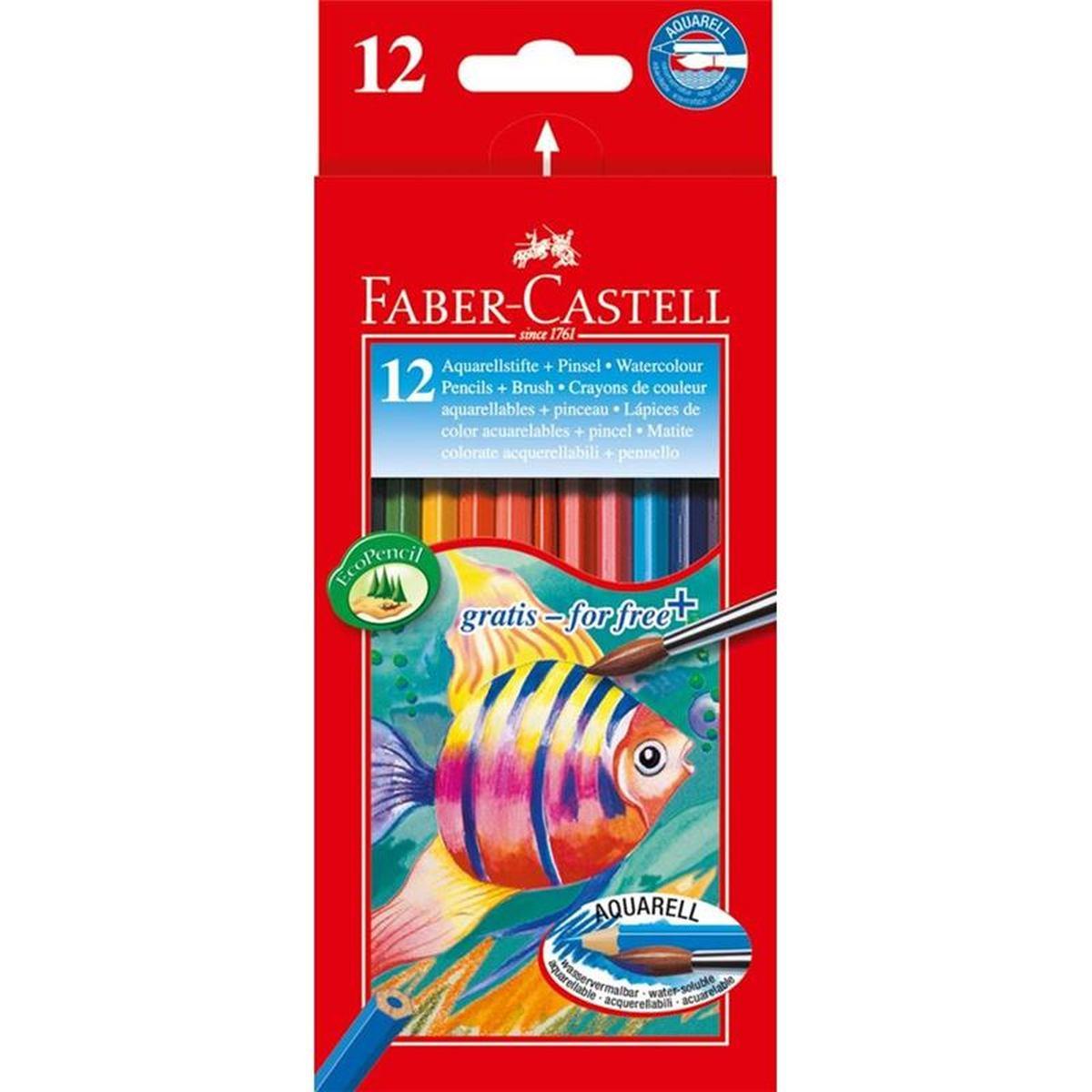 Pastelli acquerellabili astuccio 12 col.