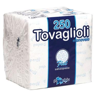 Tovaglioli 33x33 1 velo flat 250pz