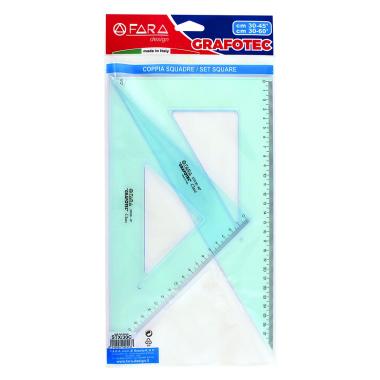 Coppia squadre grafotec 30cm