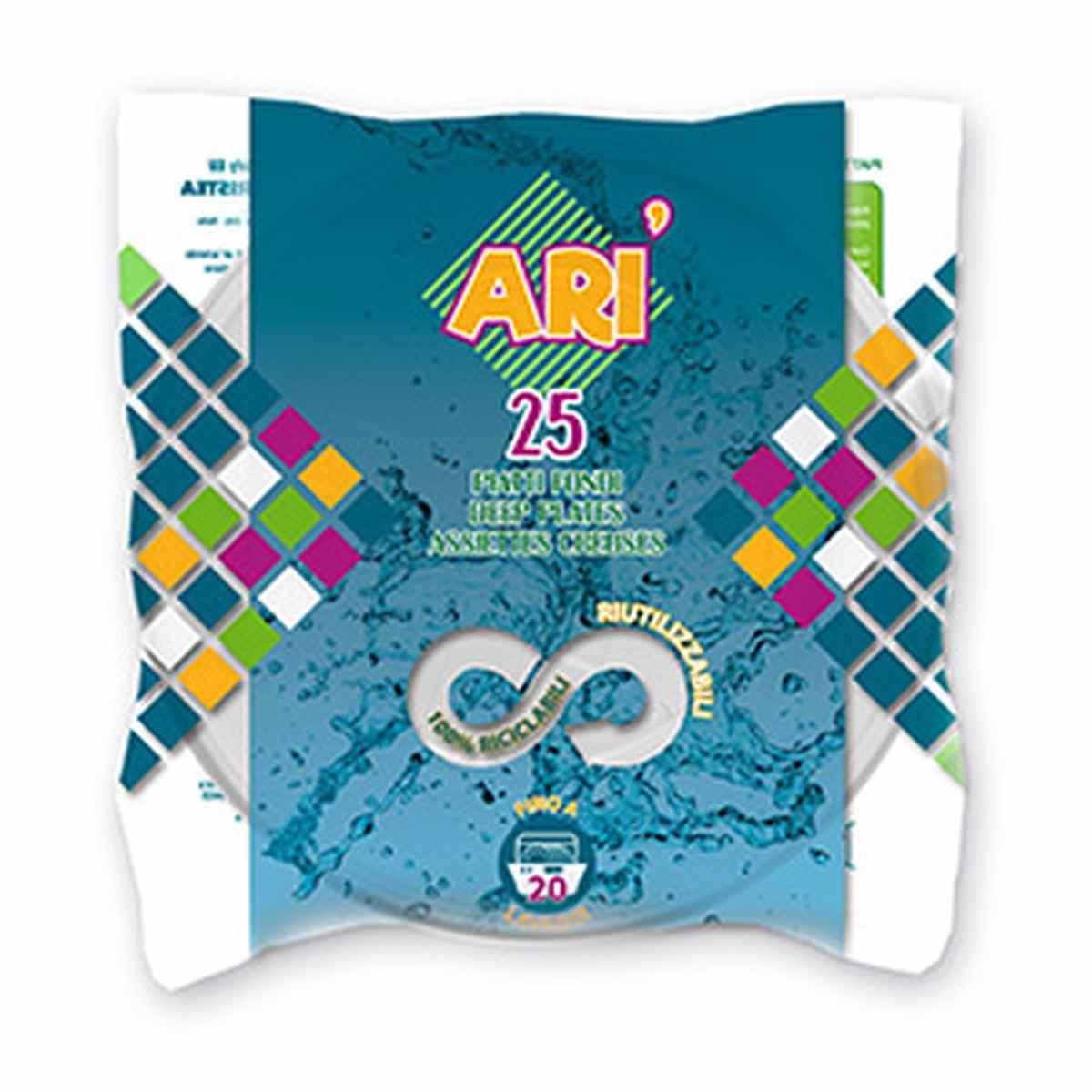 Piatti fondi ari-utilizza cf25