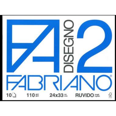 ALBUM FABRIANO 2 FG.10 24X33 110gr RUVIDO