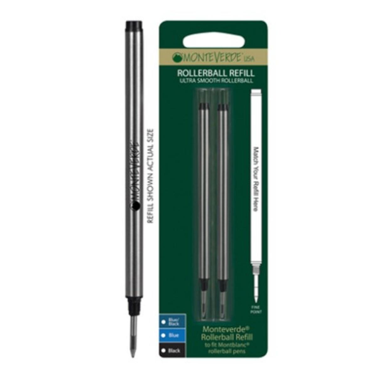 BL.2 REFILL ROLLER F NERO MONTEVERVE PER Montblanc