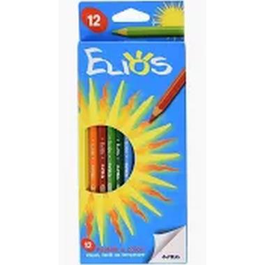 Elios 12 pastelli laccato new + temperino