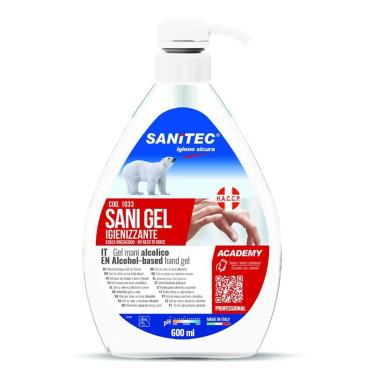 Sanitec sani gel med 600ml