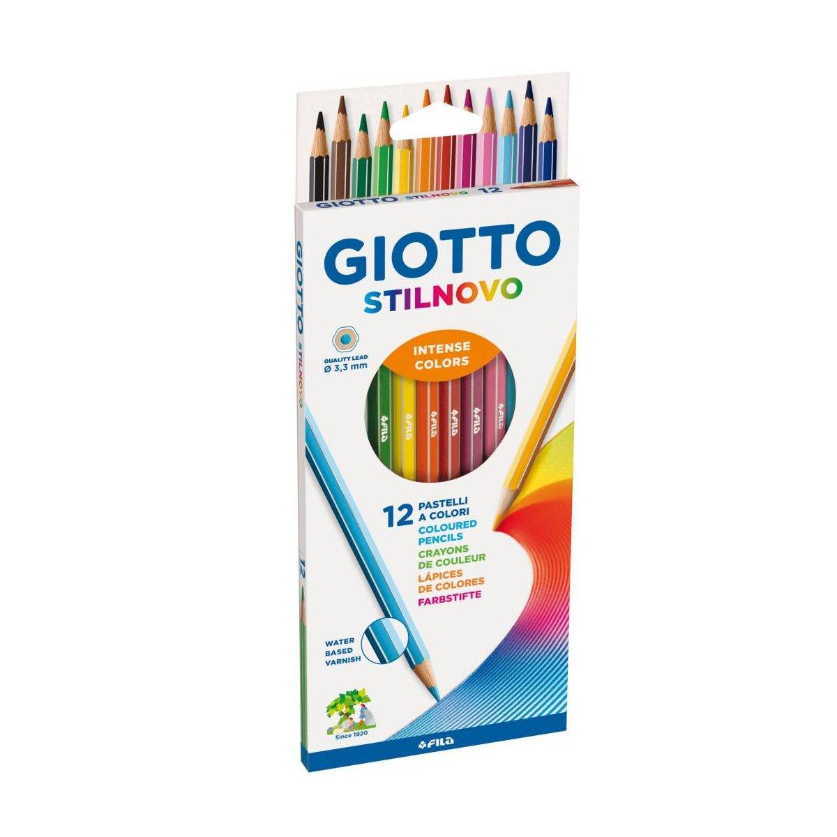 Giotto stilnovo pastelli 12 colori