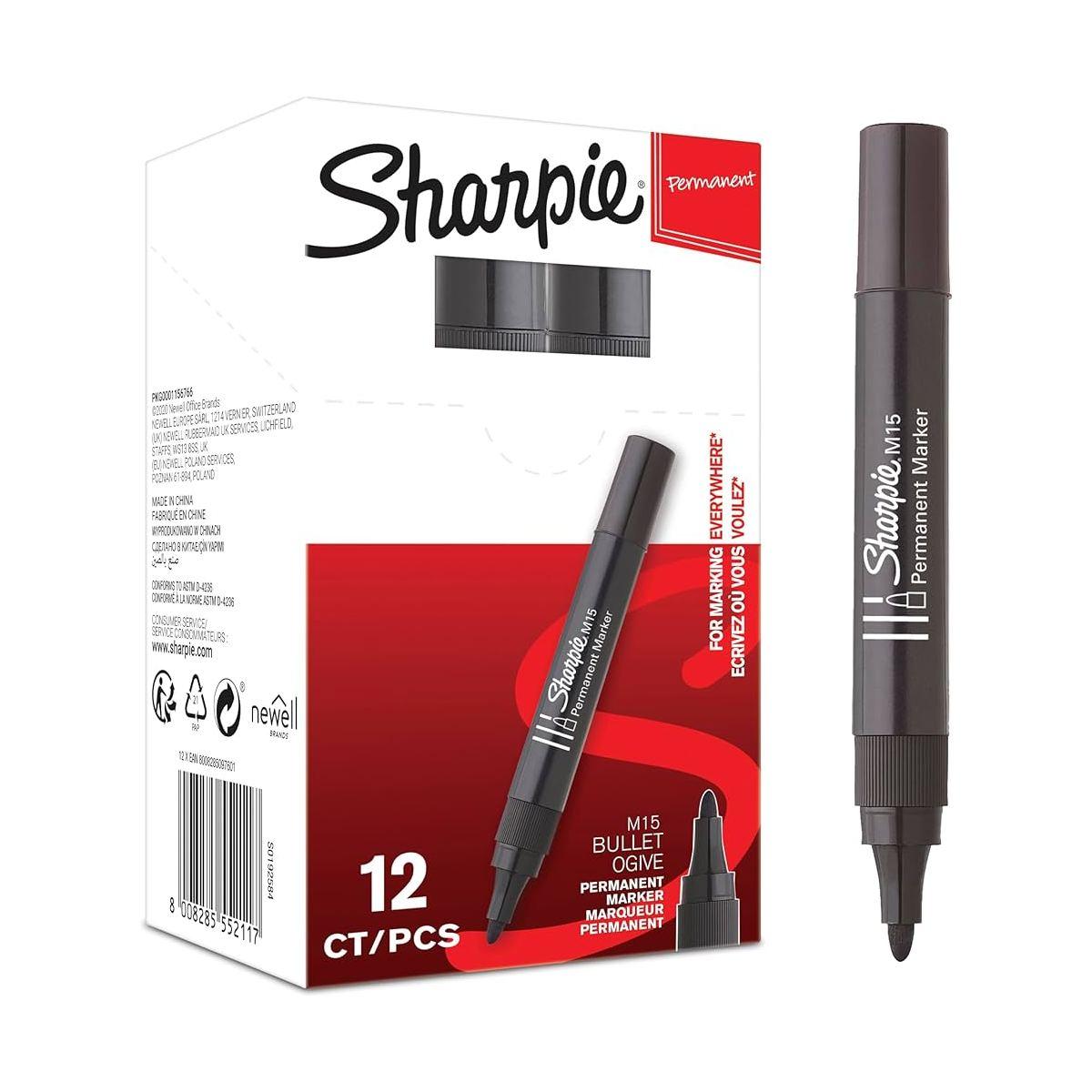 Marker m15 p.tonda cf.12 pz. nero