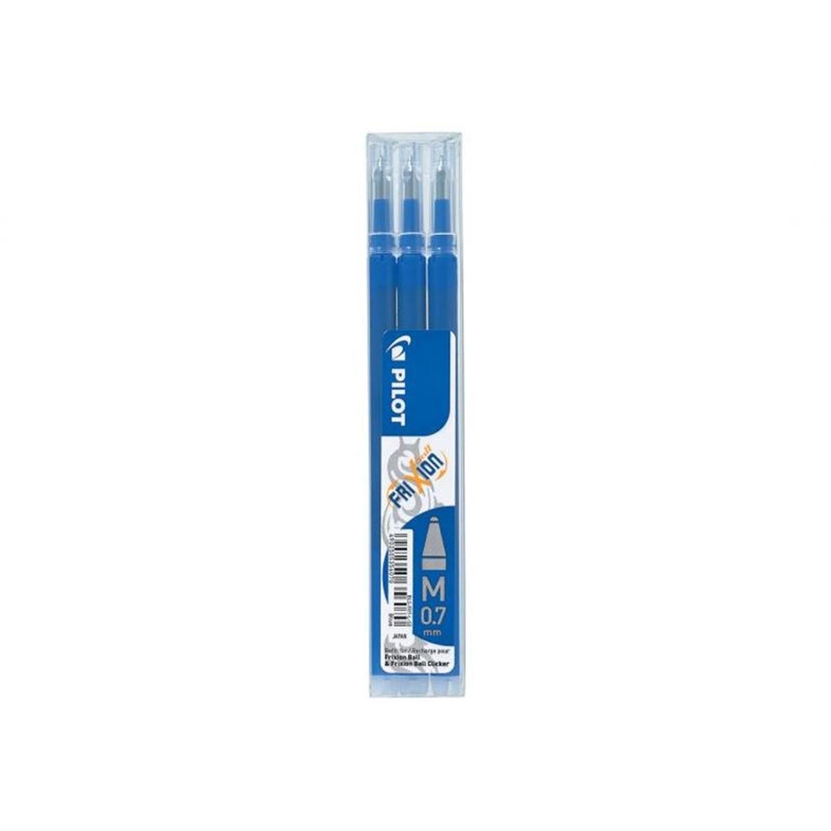 Set 3 refill frixion 0.7 blu