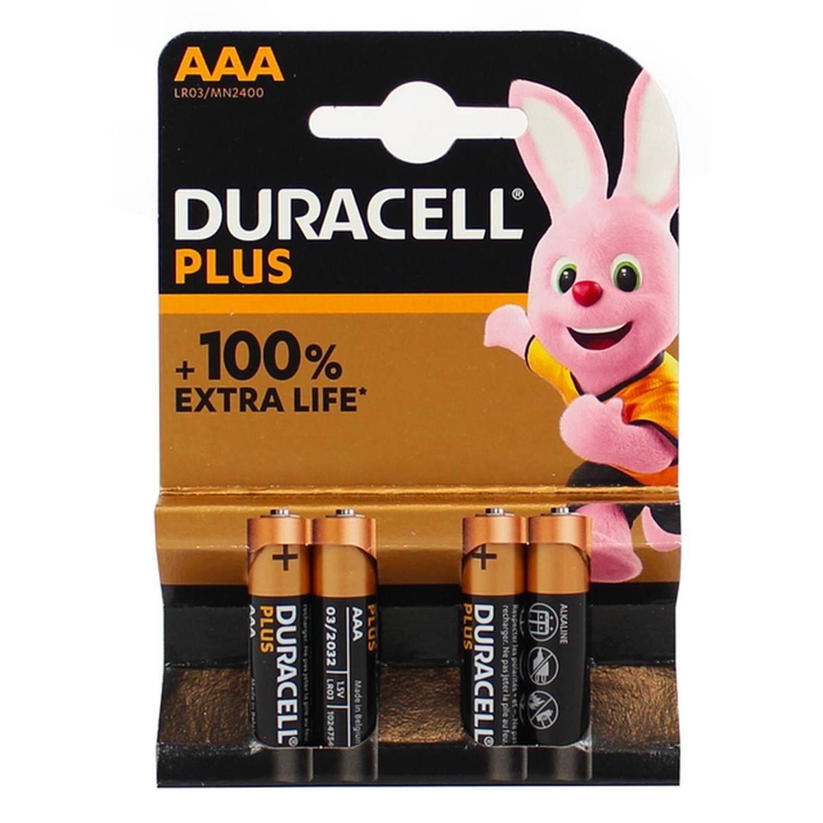 Duracell ministilo plus power 4pz mn2400 aaa