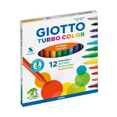 Giotto pennarelli turbo color cf.12 pz.