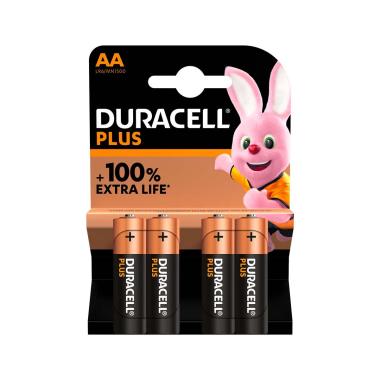 Duracell plus power stilo 4pz mn1500 aa