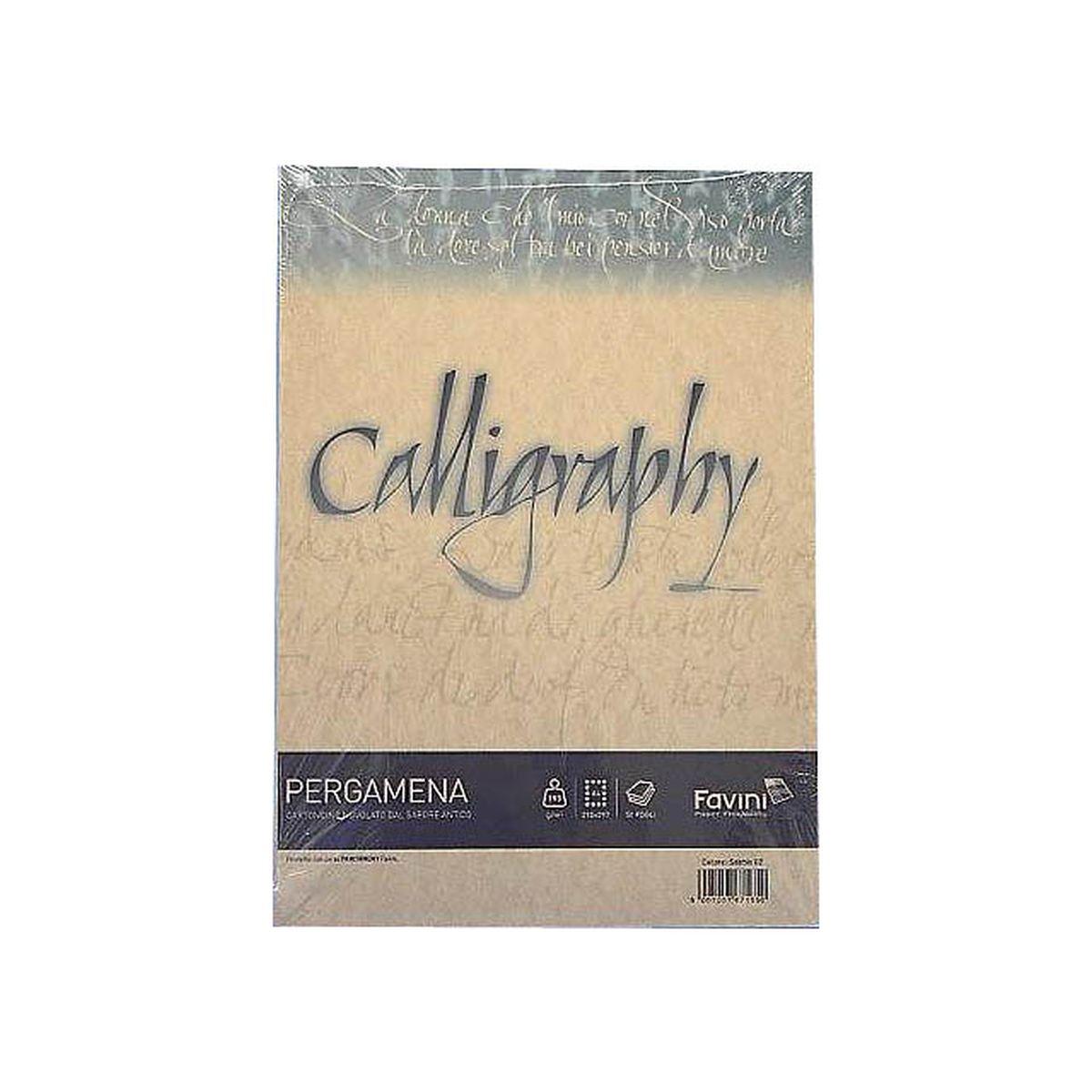 Calligraphy pergamena a4 50fg 190gr sabbia