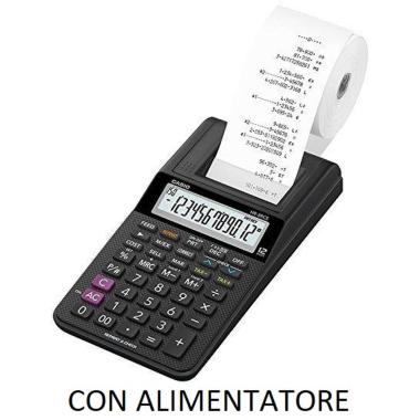 Calcolatrice scrivente hr8rce + alimentazione