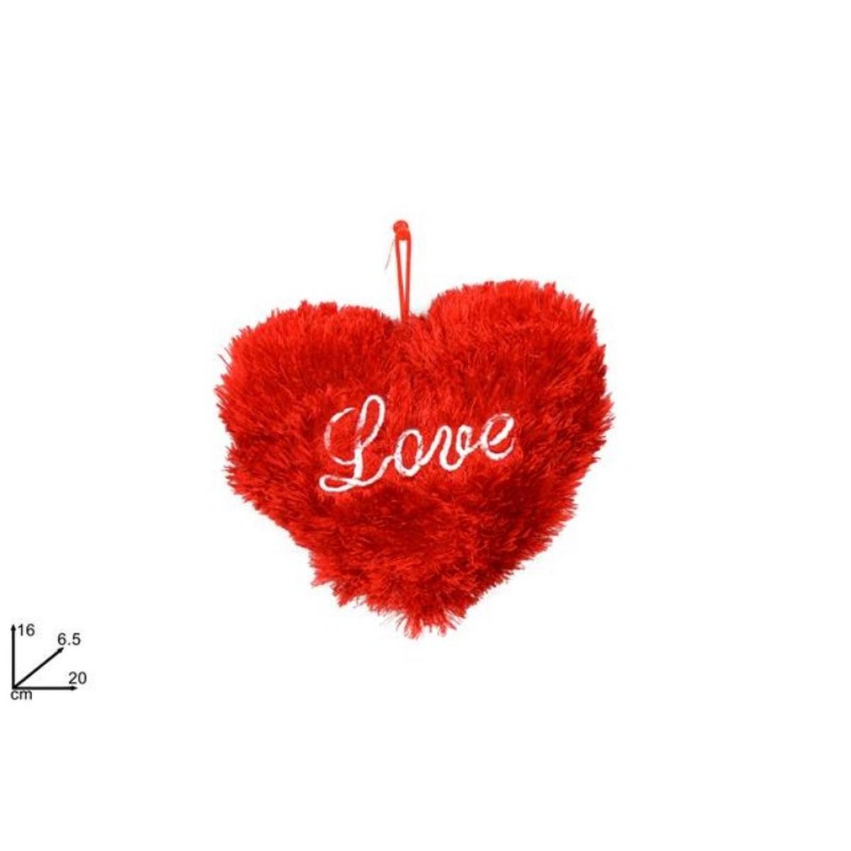 Cuore rosso love peluche 20cm