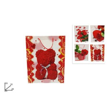 Busta regalo san valentino 33x25x10cm