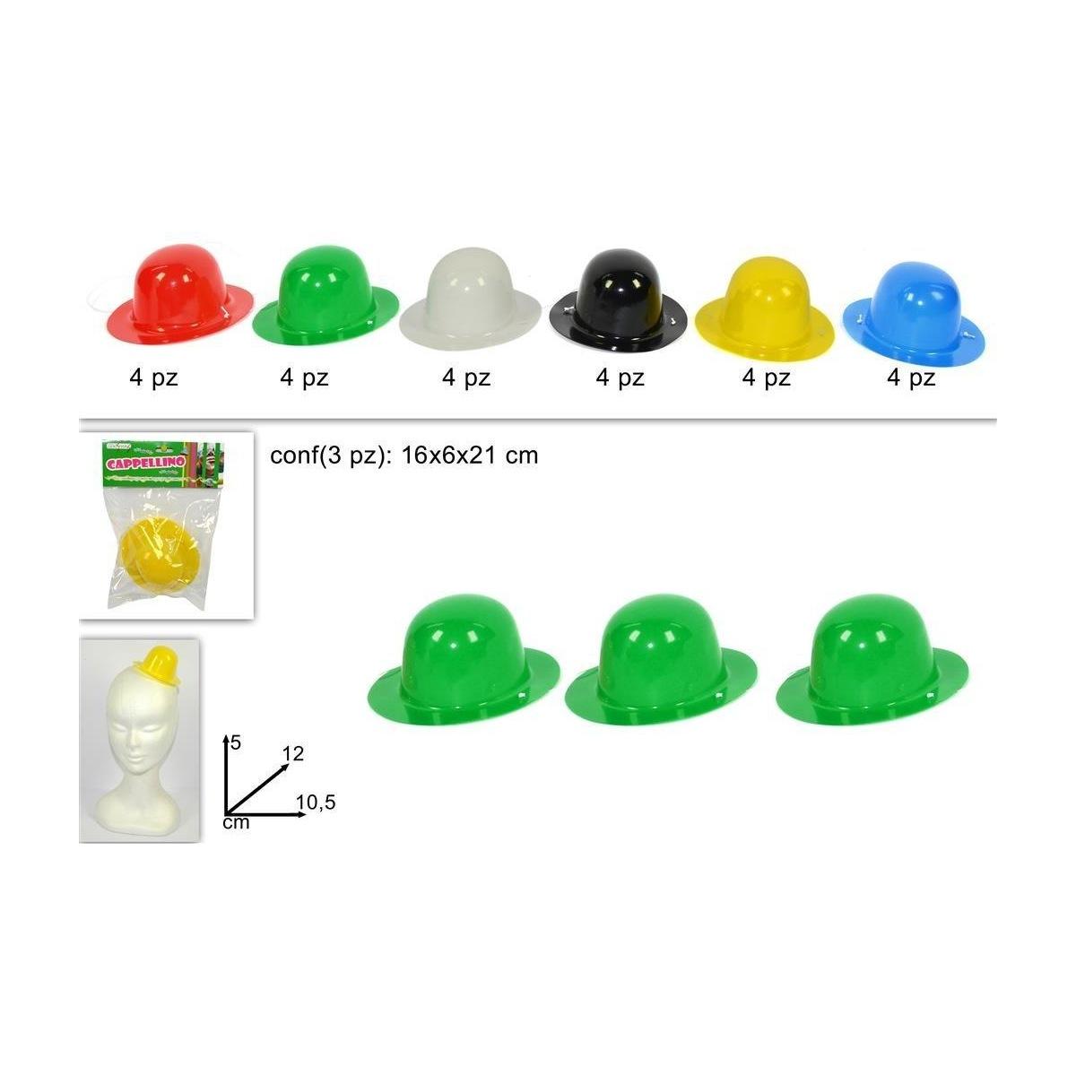 Set 3 cappelli bombette